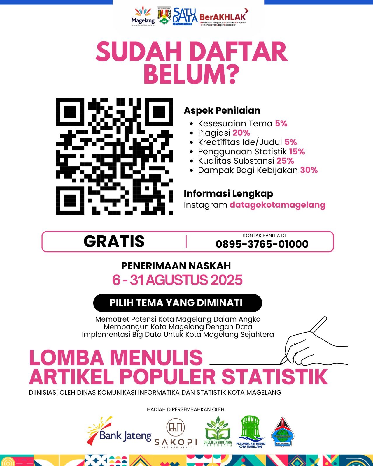 LOMBA MENULIS ARTIKEL POPULER STATISTIK 