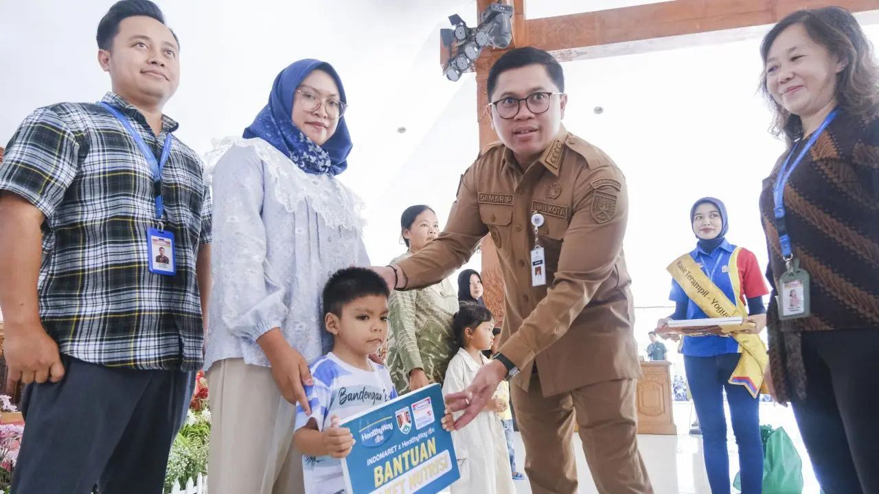 250 Balita di Kota Magelang Terima Paket Nutrisi dari Indomaret