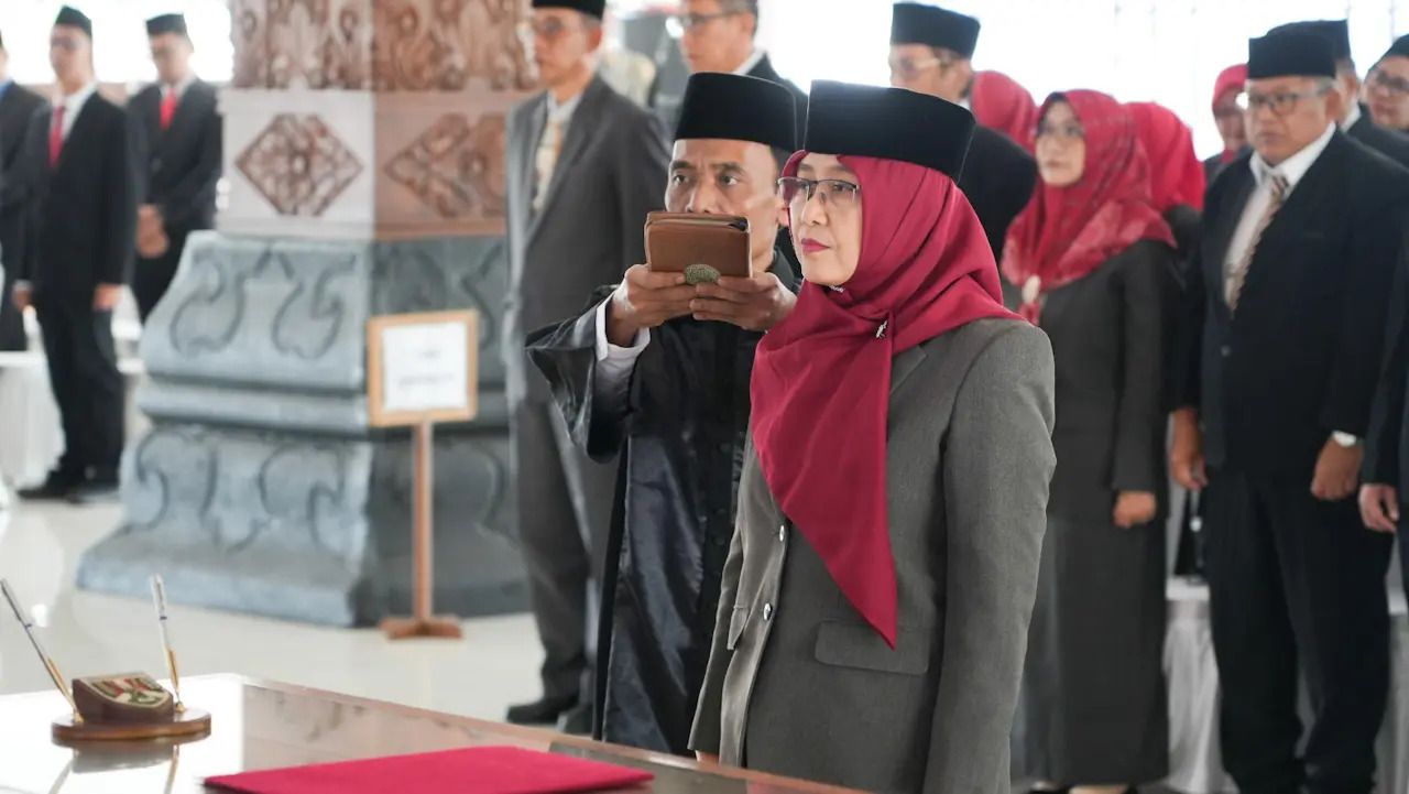 Indah Dwi Antari Dilantik Jadi Penjabat Sekda Kota Magelang