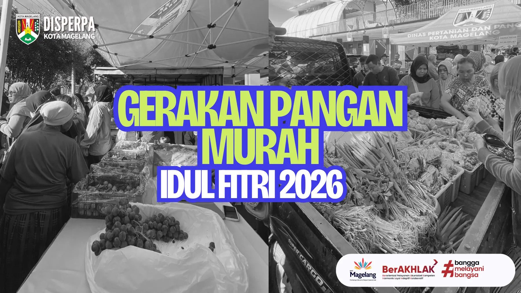 Jelang Idul Fitri 1447 H, Pemkot Magelang Pastikan Stok Bahan Pokok Aman Melalui Gerakan Pangan Murah