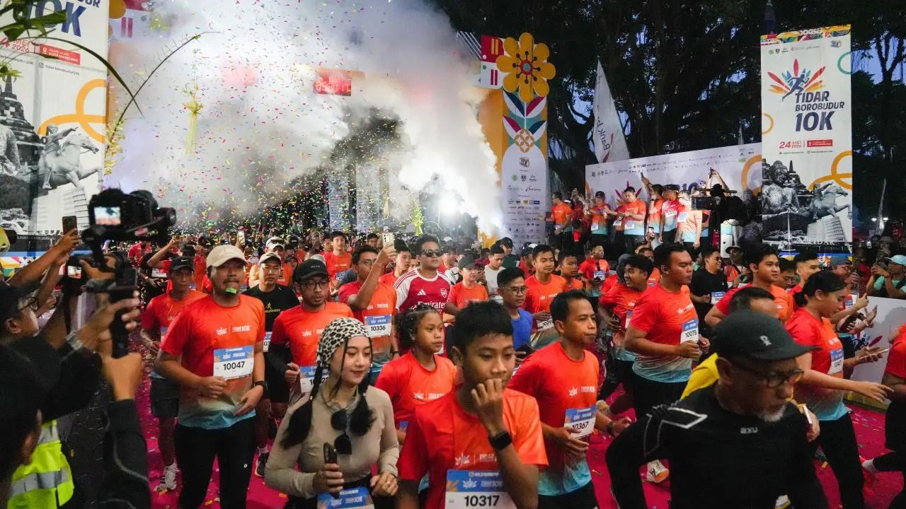Tidar Borobudur 10K Sukses. Kota Magelang Siap Kembangkan Potensi Sport Tourism